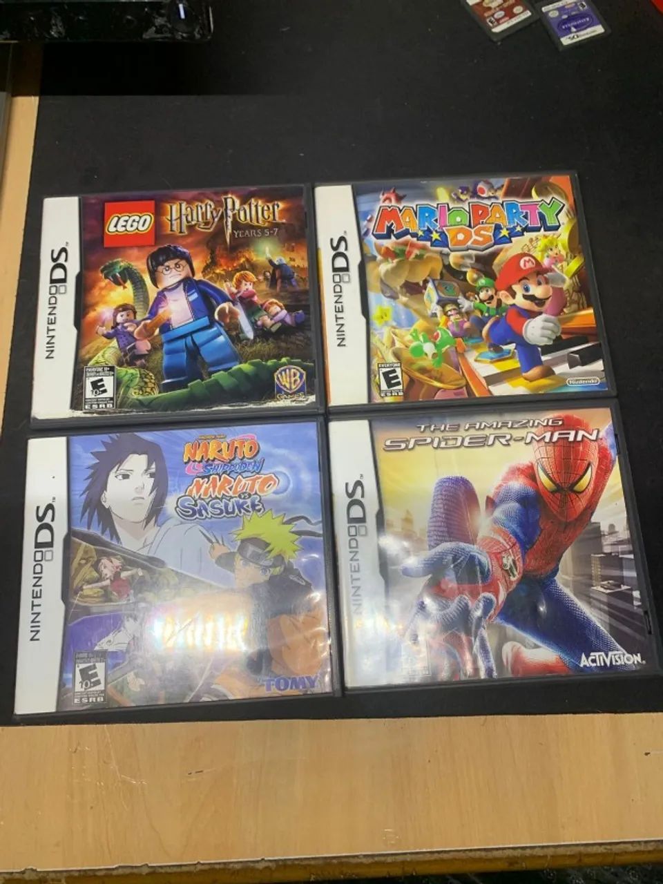 4 jogos de nintendo DS originais 