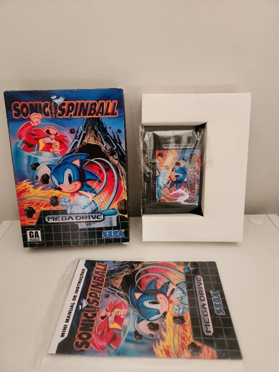 Cartucho Mega Drive Sonic Spinball