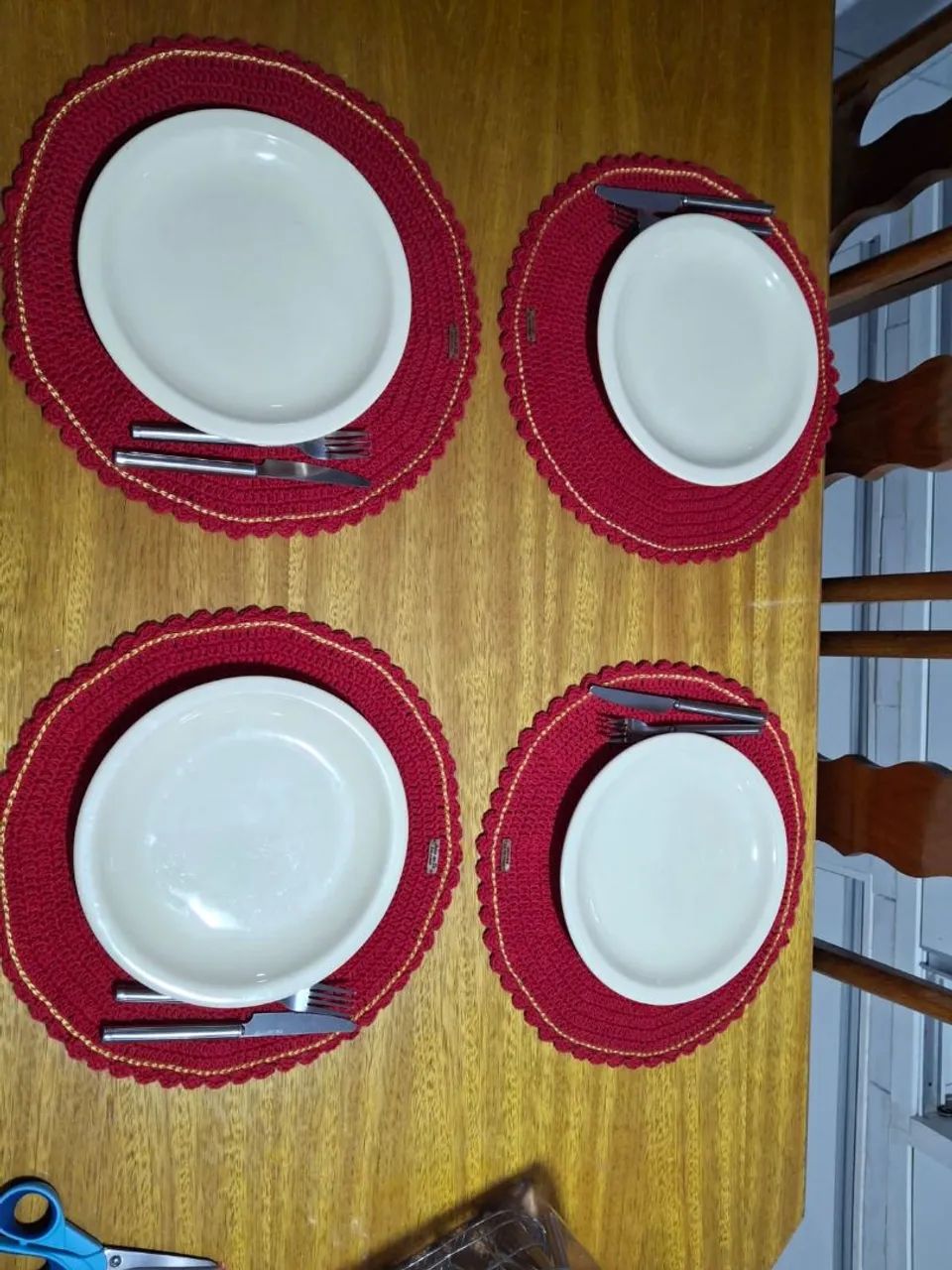 Kit 4 suplats crochê sobre encomenda  - Foto 2