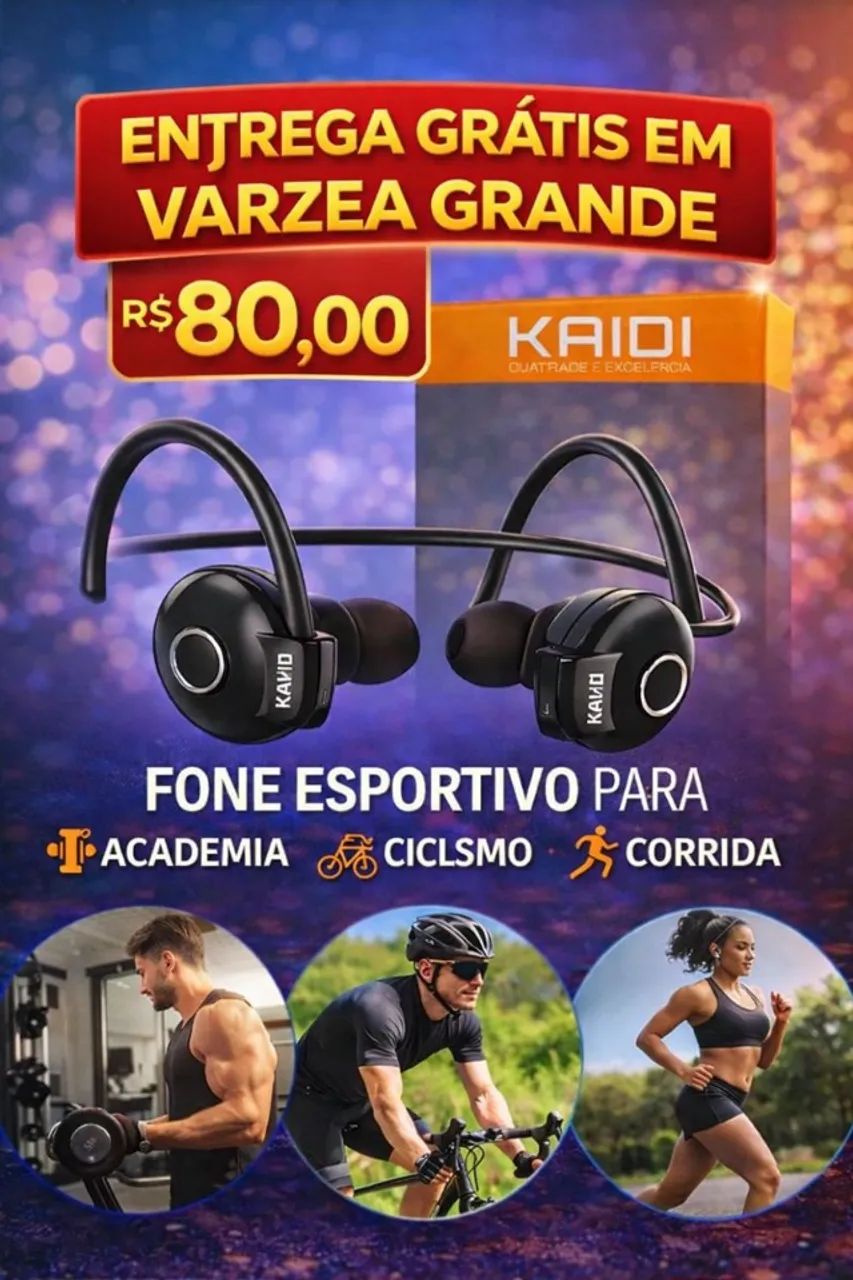 FONE ESPORTIVO KAIDI 903 O MELHOR PARA O SEU ESPORTE
