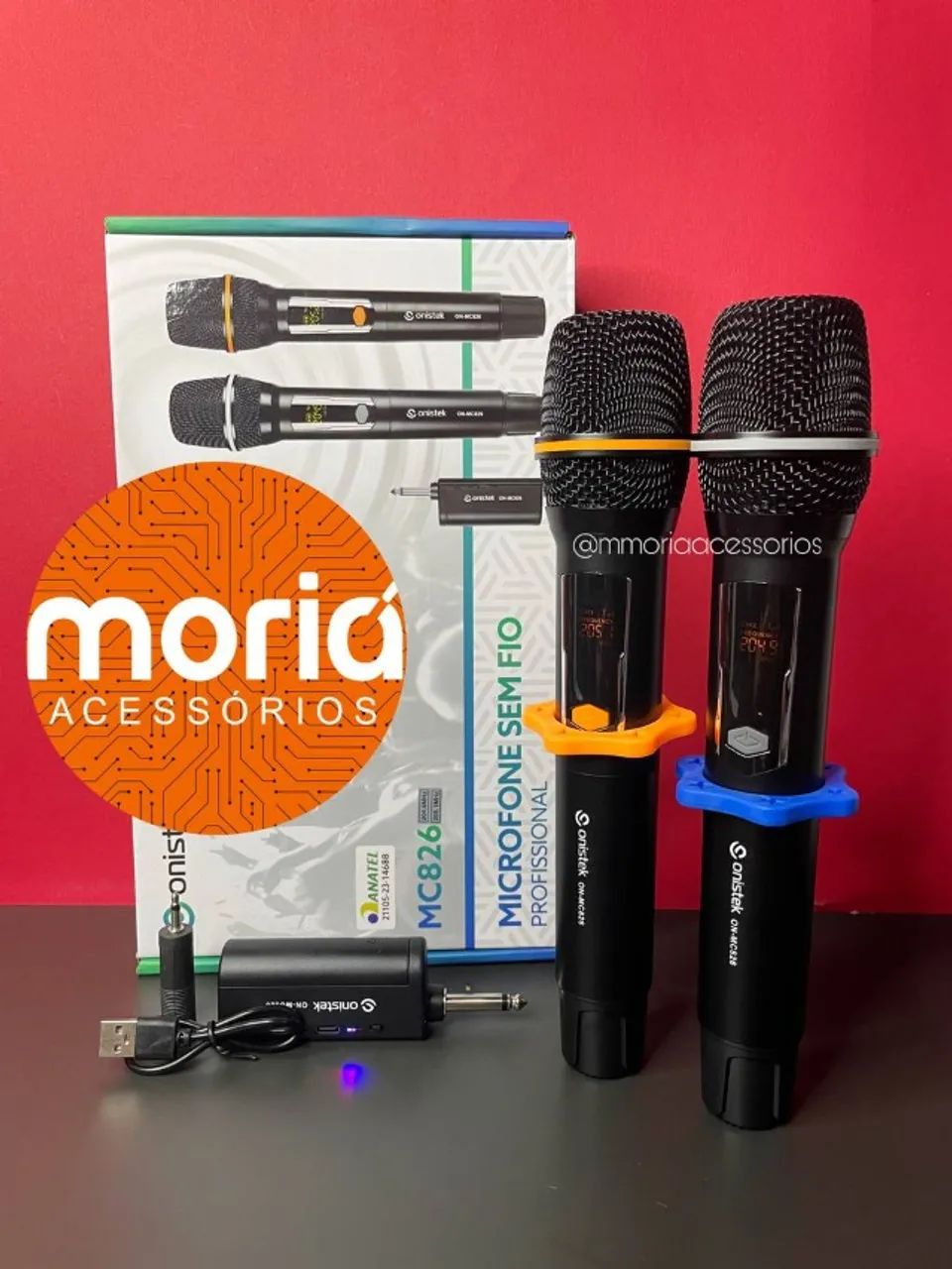 Microfone Duplo Sem Fio - Foto 2