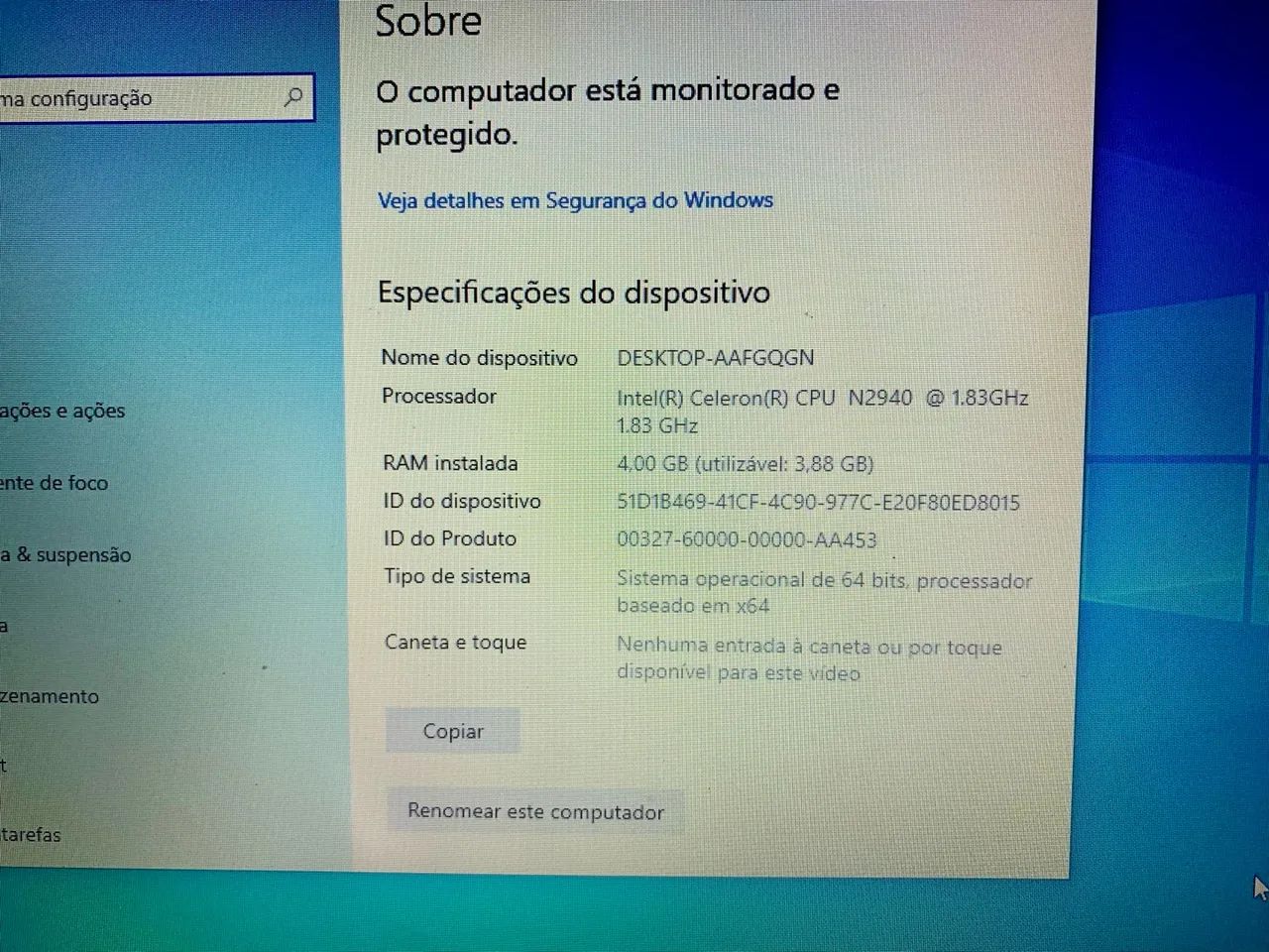 Notebook Acer Quad-Core 4GB SSD 120GB - Foto 4