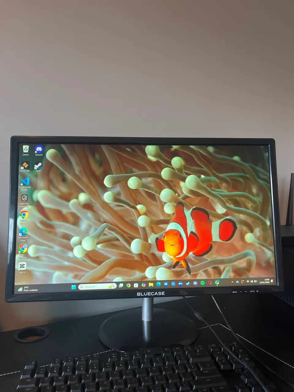 Monitor BLUECASE 144hz 24 polegadas