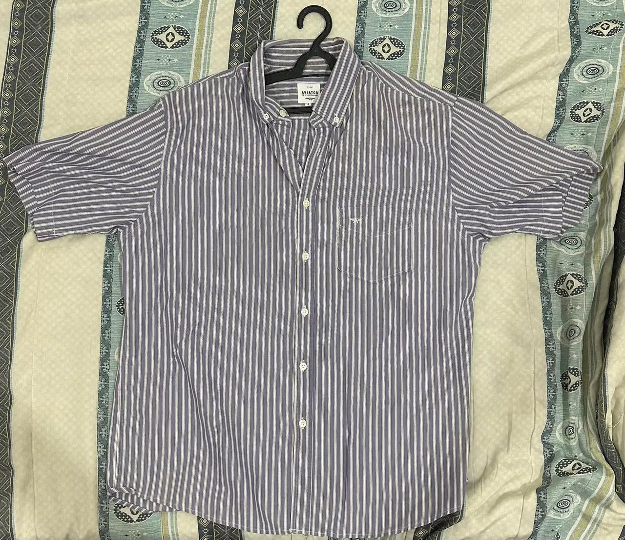 CAMISA SOCIAL LISTRADA | MARCA AVIATOR