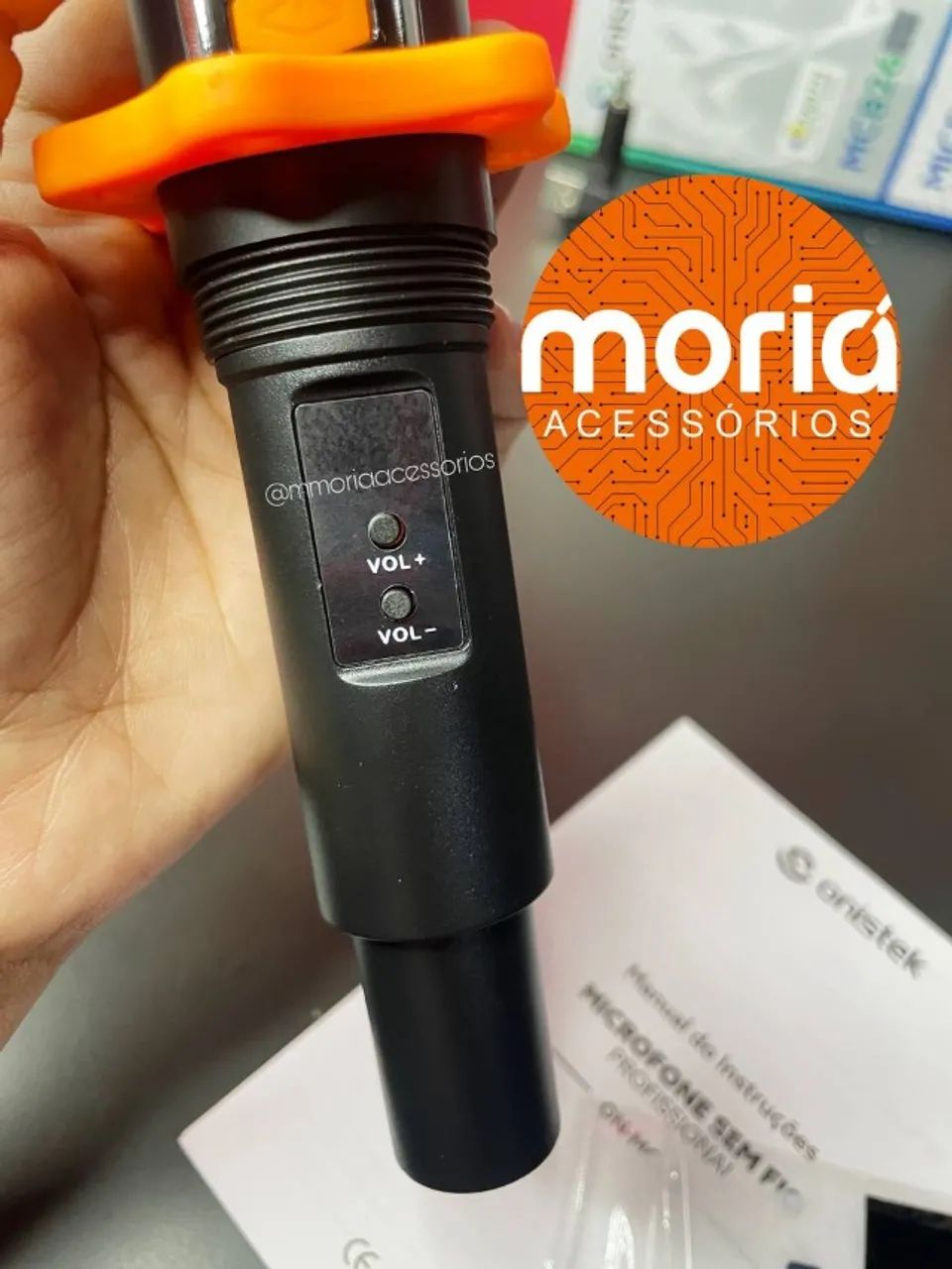 Microfone Duplo Sem Fio - Foto 4