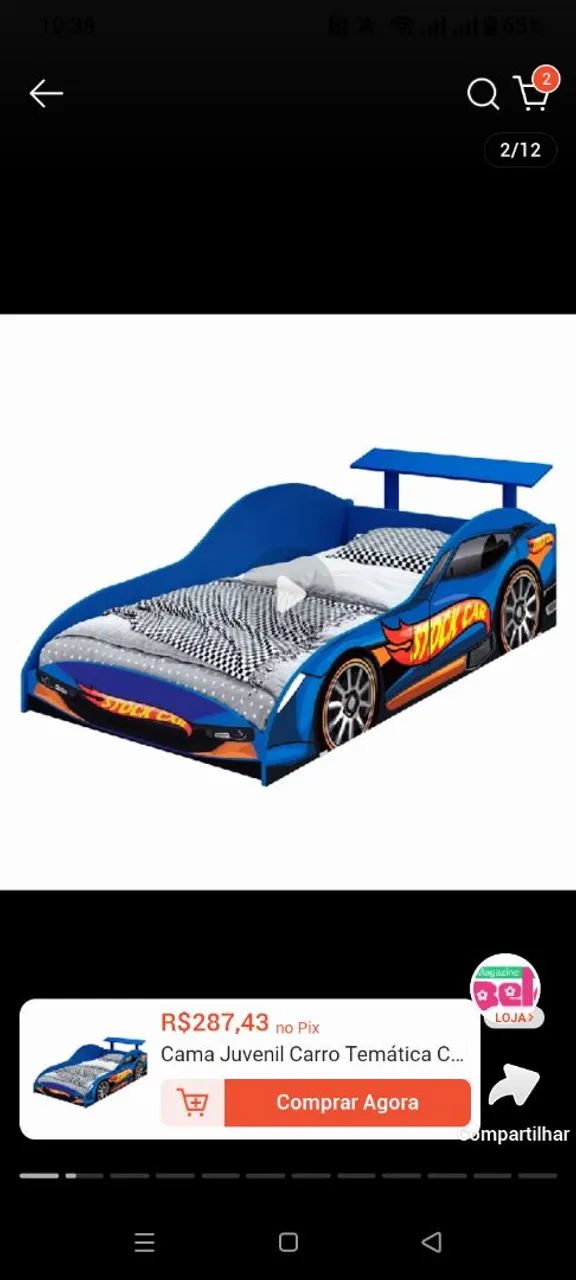Cama de solteiro de carro - Foto 3