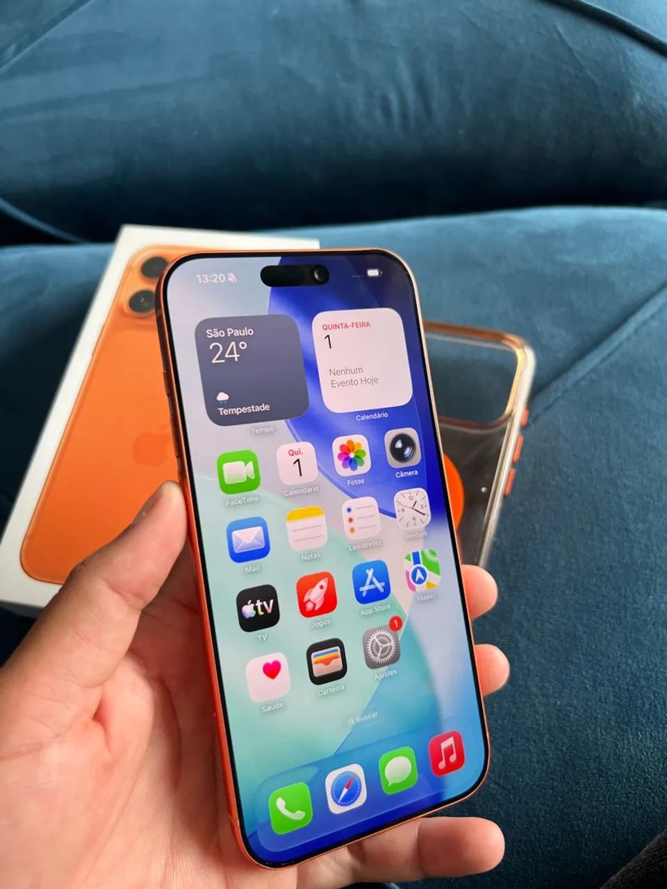 iPhone 17 pro Max laranja- 256gb - Foto 5