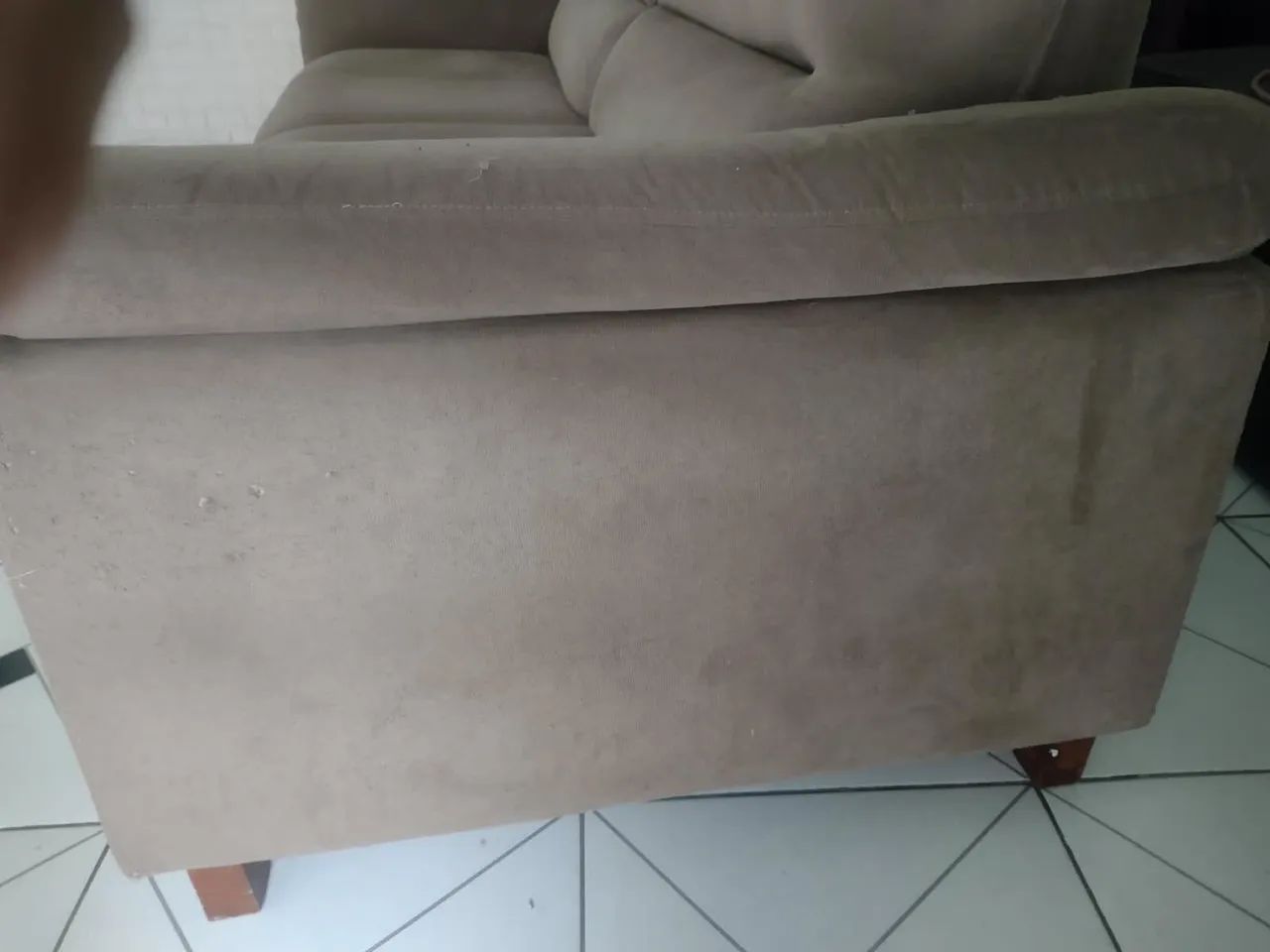 Sofá Gmag 3 Lugares Caramelo