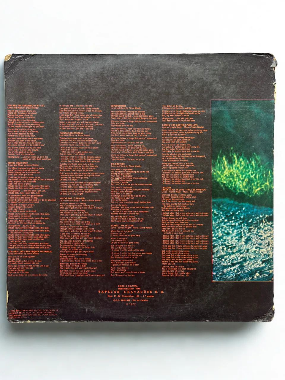 LP Stevie Wonder - Talking Book - Foto 4