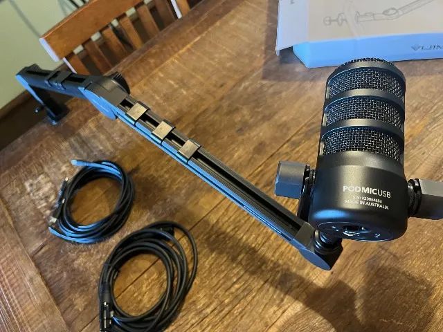 Microfone Rode Podmic USB + 2 brindes - Foto 5