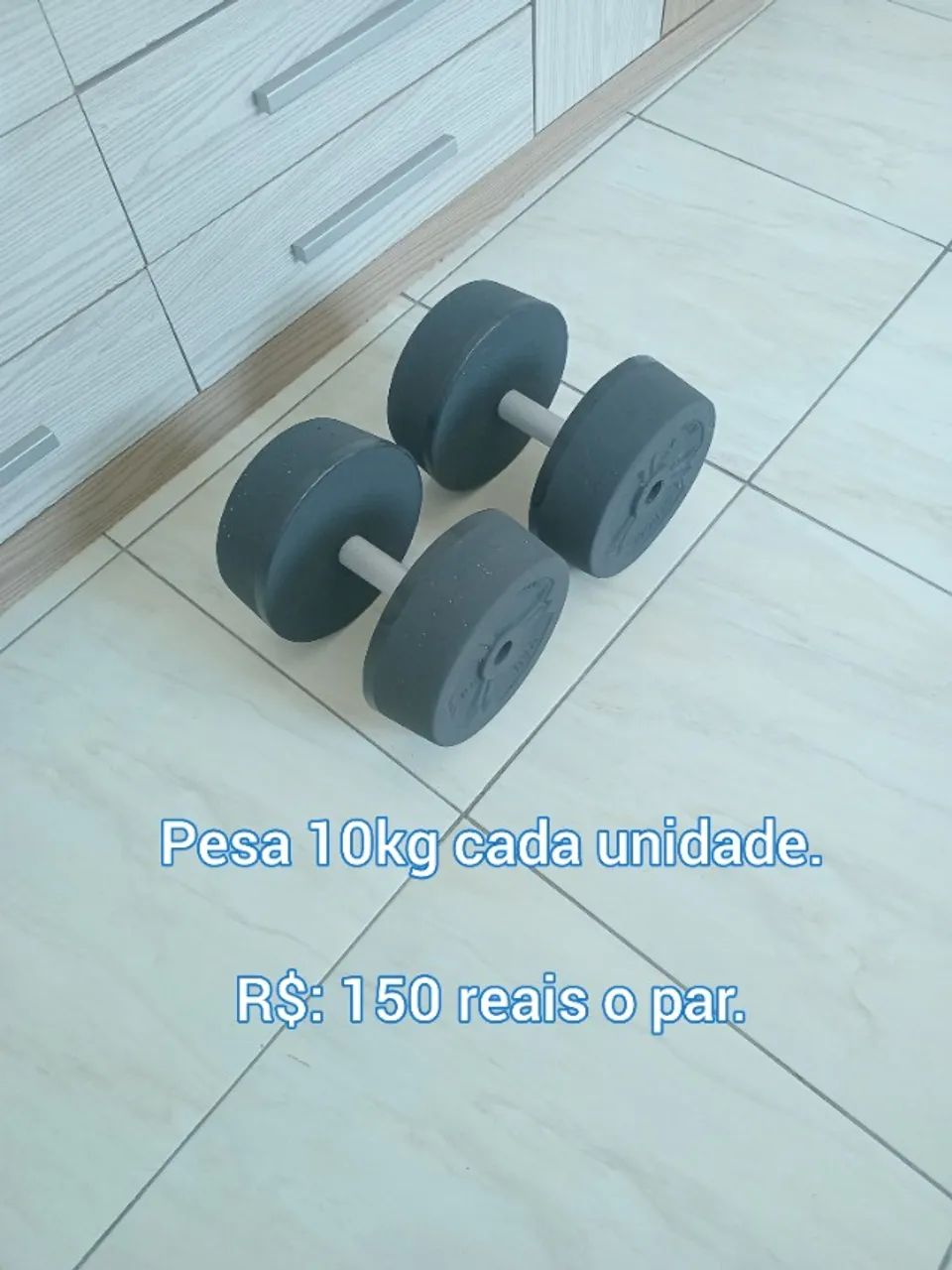 Par de Halteres 10kg - Foto 5