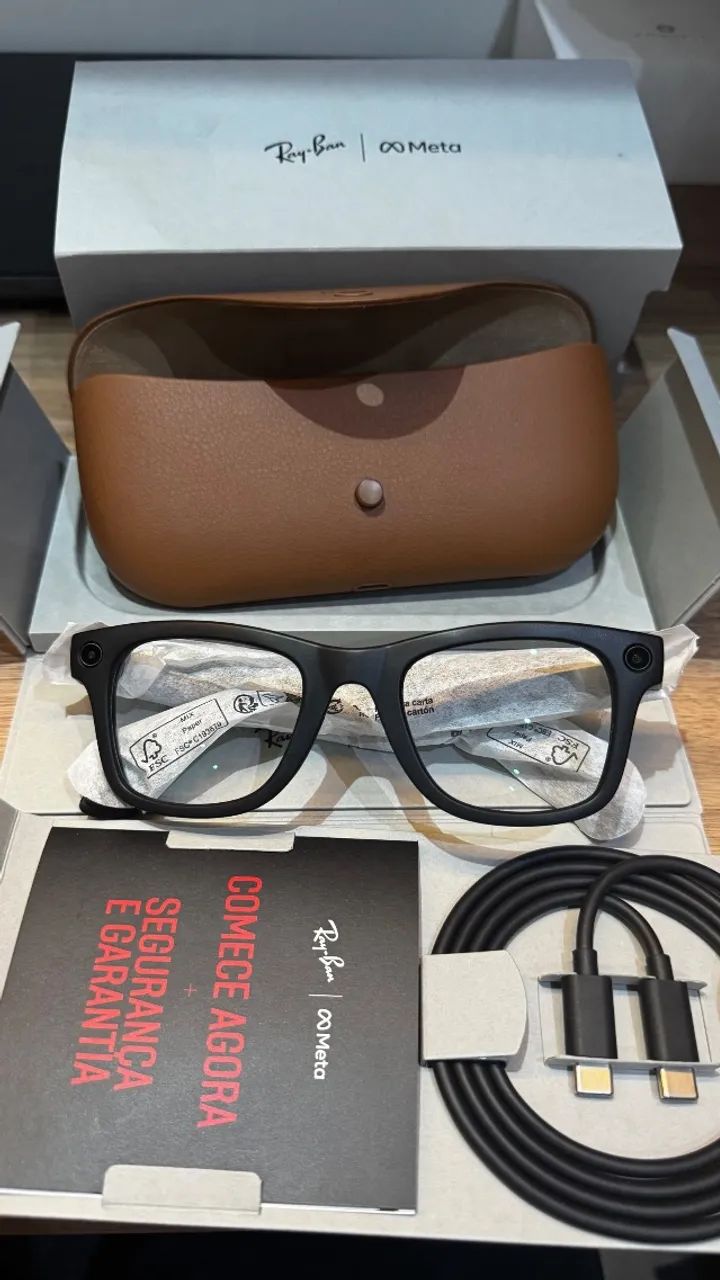 Óculos Inteligentes Ray-Ban Meta Wayfarer Gen 2 - Lentes Transitions 