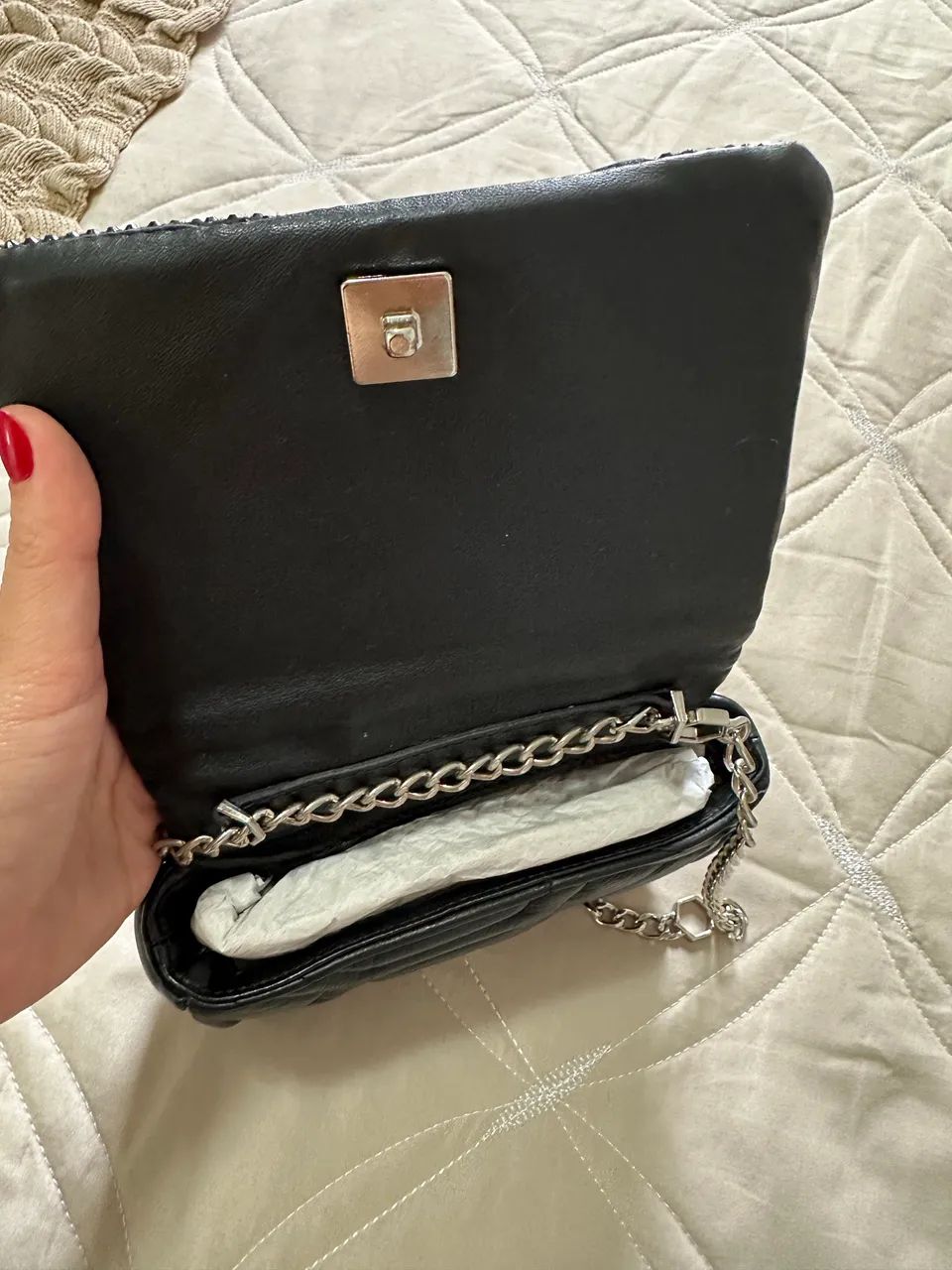 Bolsa Arezzo emma com brilhos  - Foto 3
