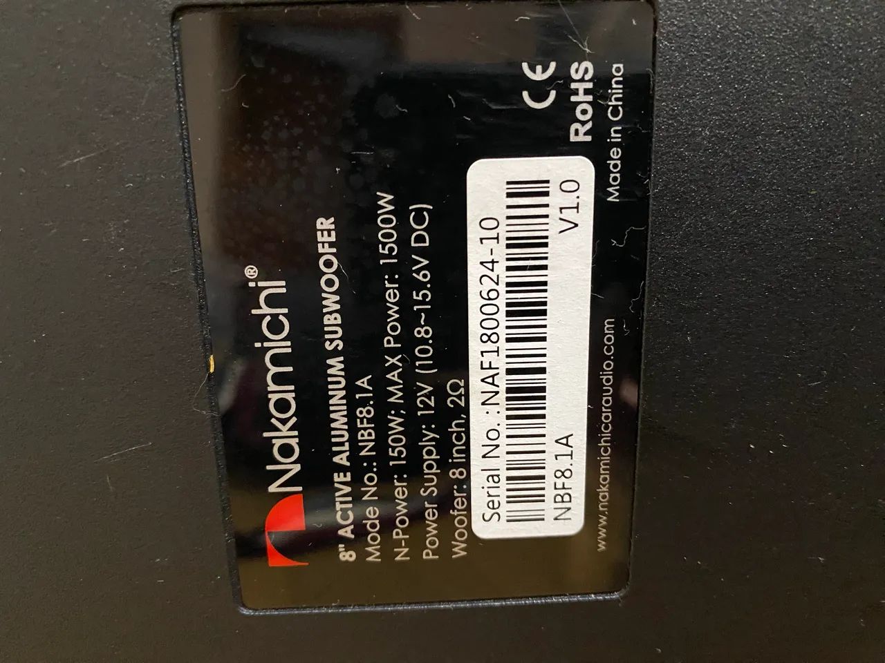 Nakamichi NBF8.1A Caixa amplificada - Foto 3