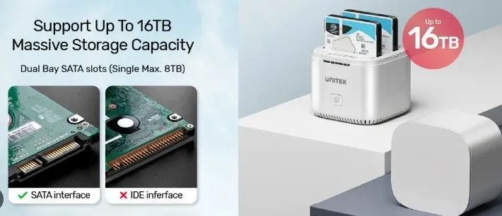 Storage SSD 2.5 - Para 2x Hds Externo - USB-C - Foto 4
