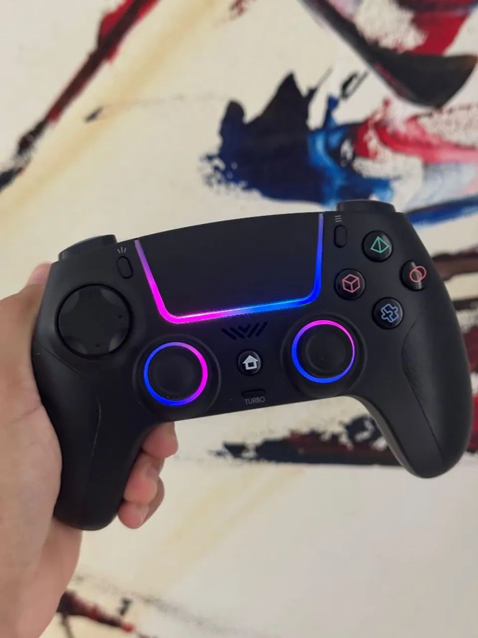 Controle PS5 sem fio com hall effect 