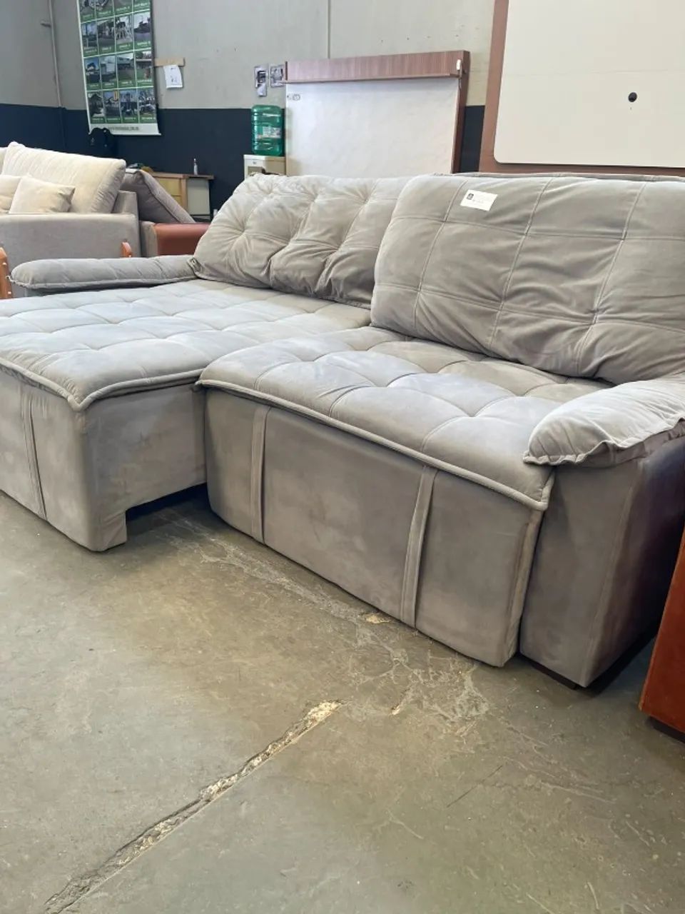 SOFÁ-CAMA RETRÁTIL E RECLINÁVEL 2,20M