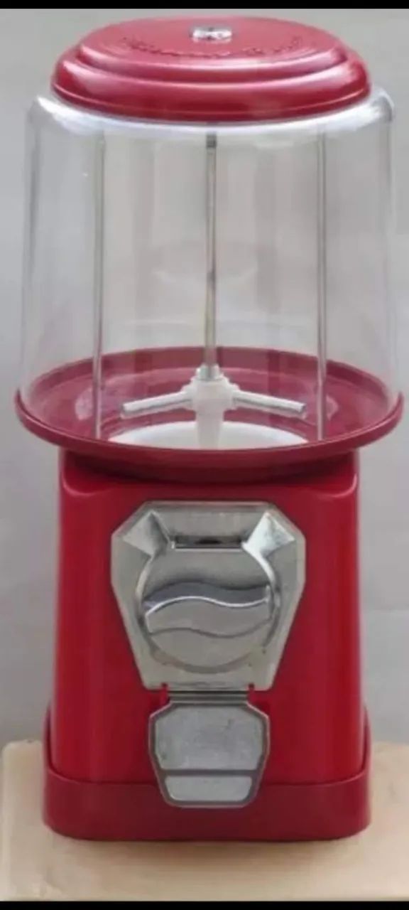 Máquina de chicletes e bolinhas 