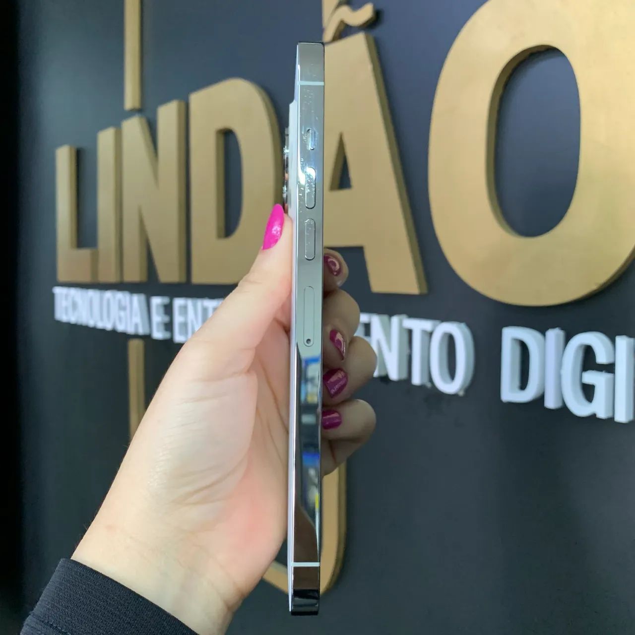Loja Física. IPHONE 13 PRO MAX 128GB PRATA / BATERIA ÓTIMA. Retira Hoje - Foto 2