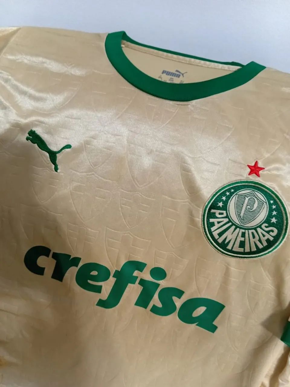 camisa do Palmeiras puma dourada nova - Foto 3