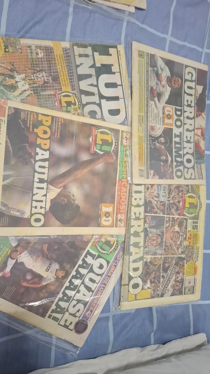 Mega coleção de Jornais e pôsteres do Corinthians - Foto 4