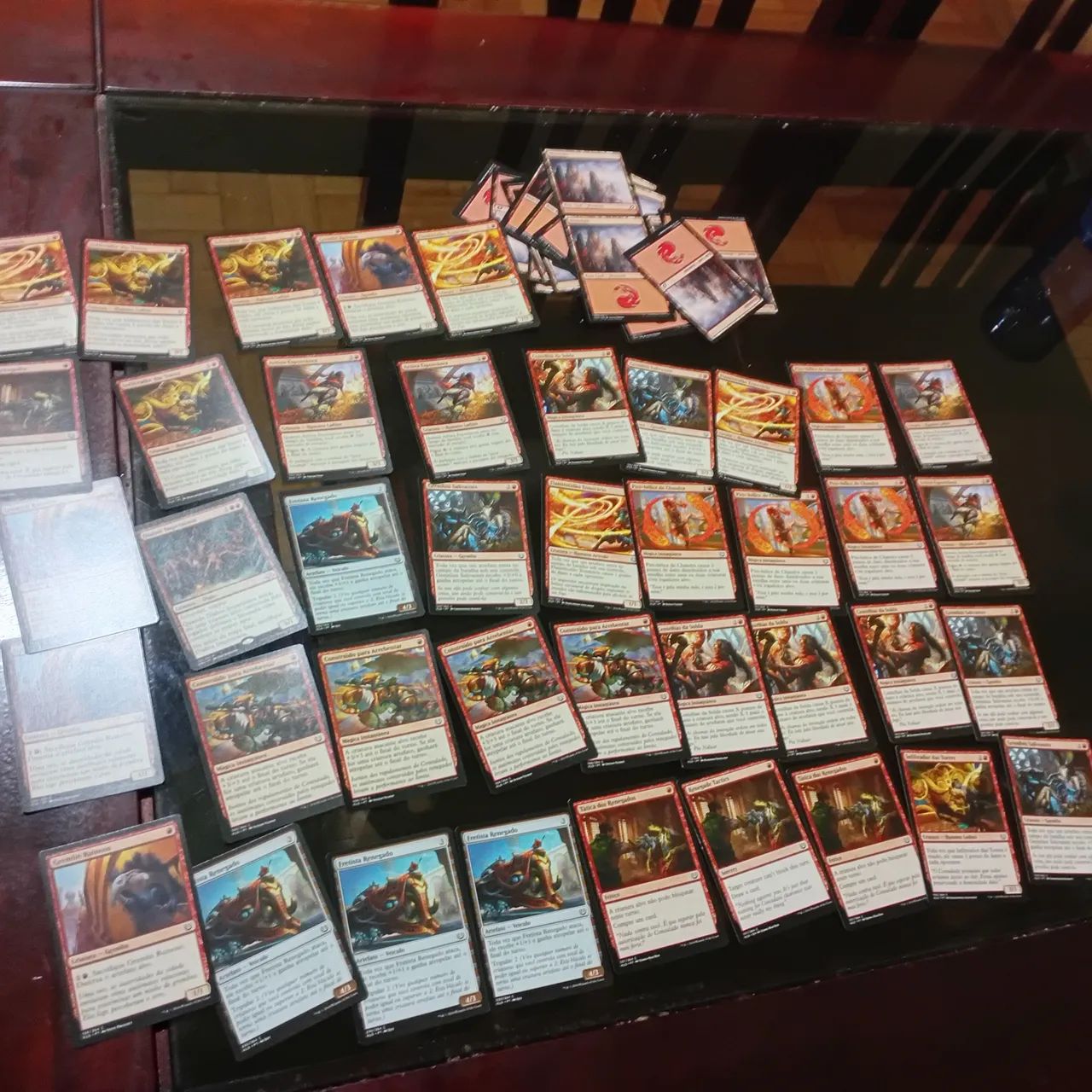 Deck Magic The Gathering Vermelho - Mono Red Casual (61 cartas)