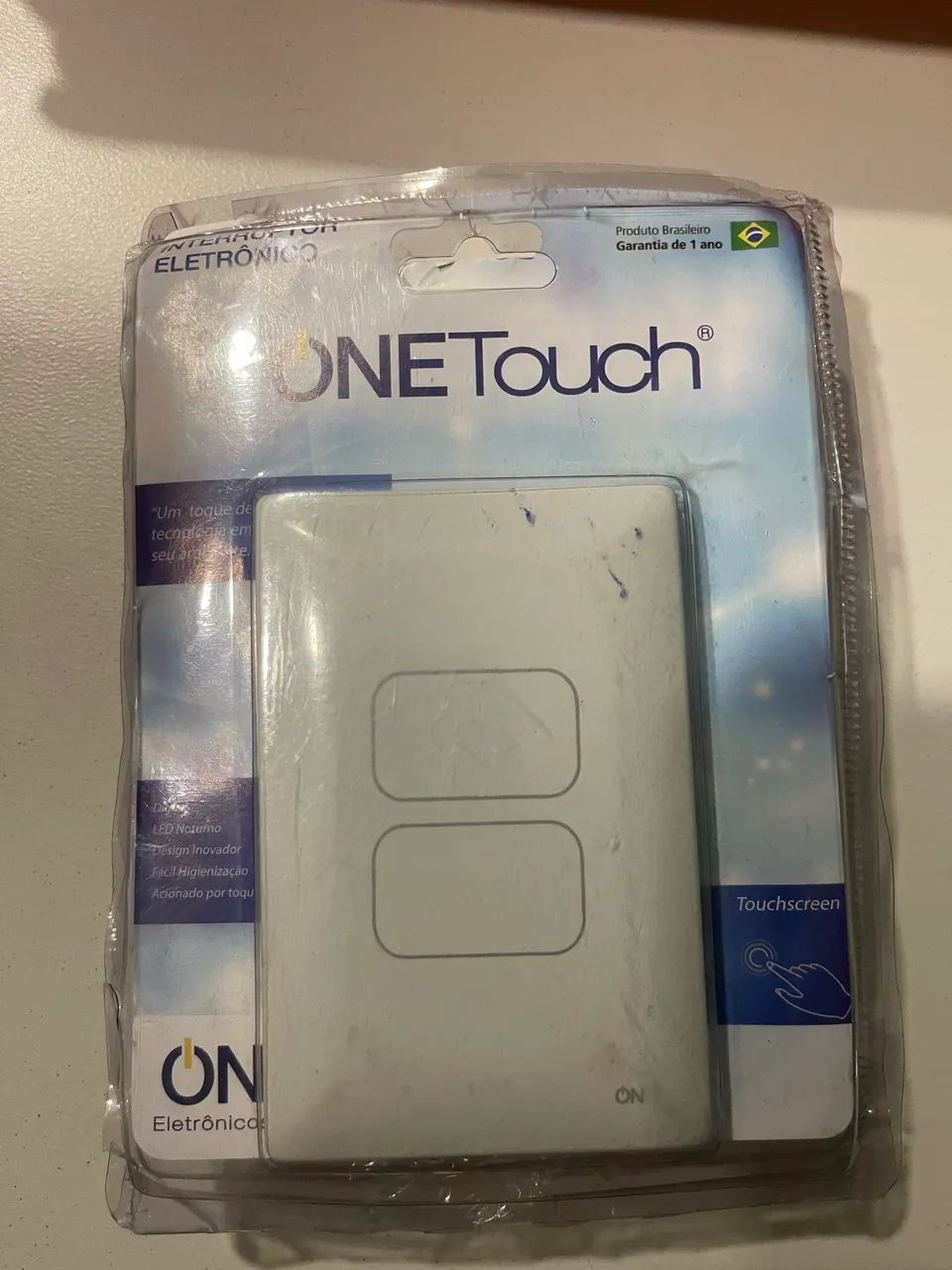 Interruptor de luz eletrônico de toque One Touch