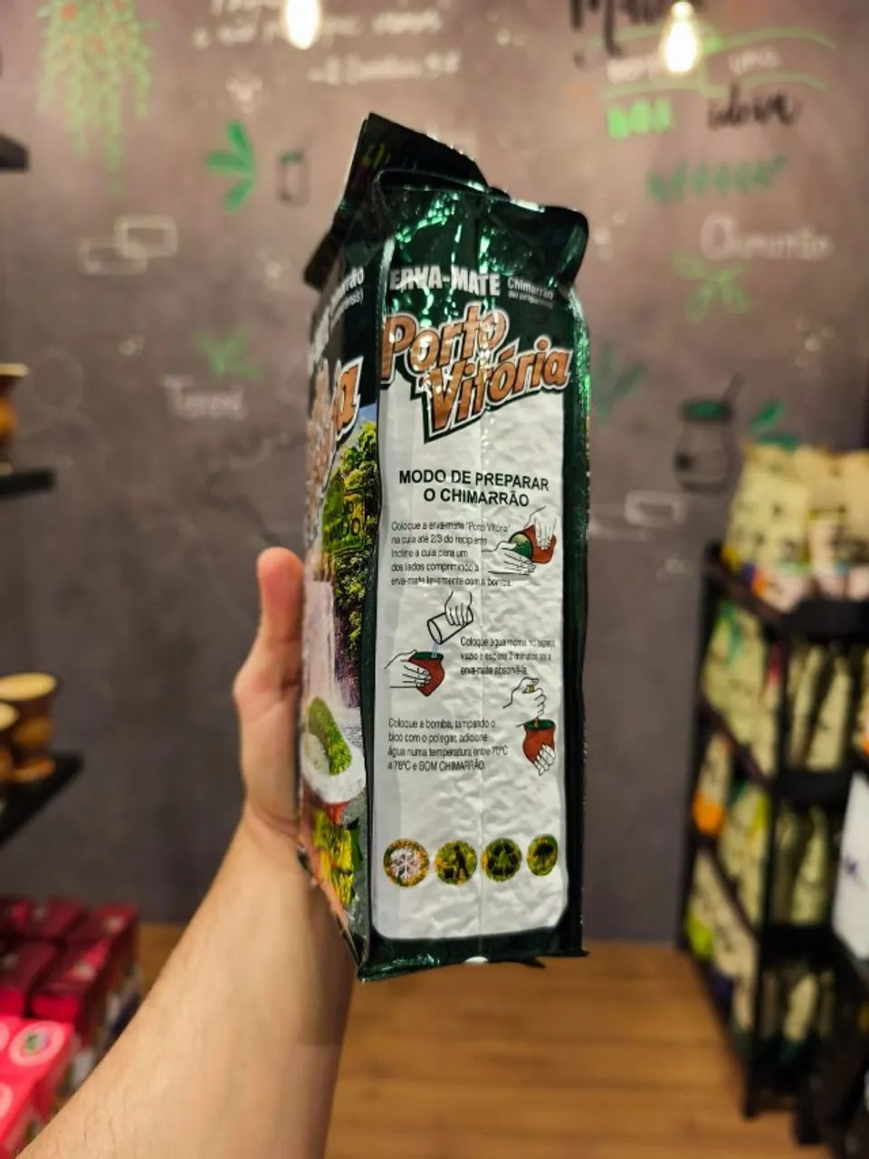ERVA PARA CHIMARRÃO PORTO VITORIA EXTRA 1KG - Foto 2