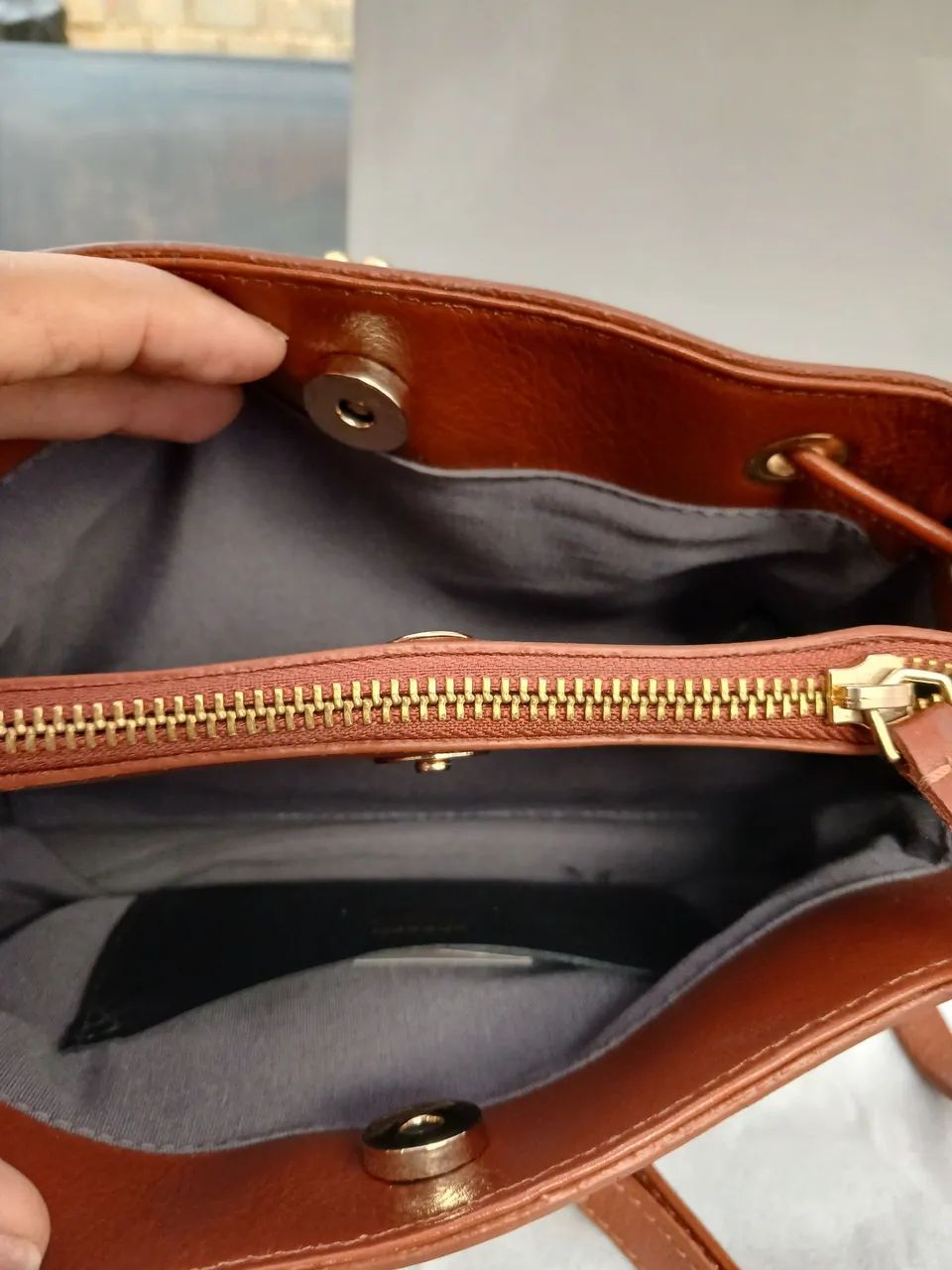 Bolsa couro arezzo - Foto 4