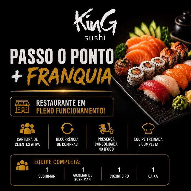 PASSO PONTO RESTAURANTE JAPONES - EM FUNCIONAMENTO