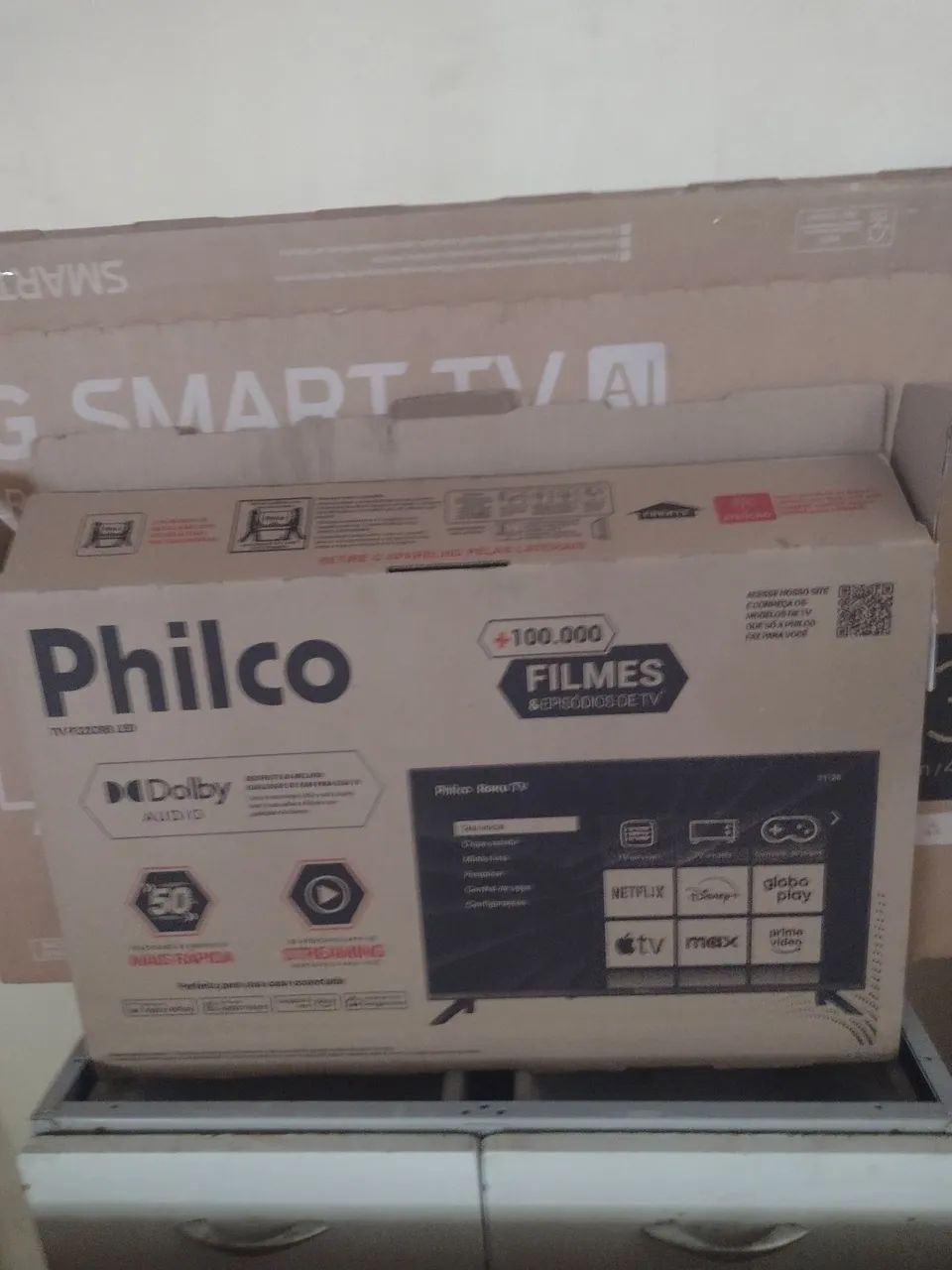 CAIXA DE TV SMART COM ISOPOR DE 32, 43, 49, 50 POLEGADAS  - Foto 5