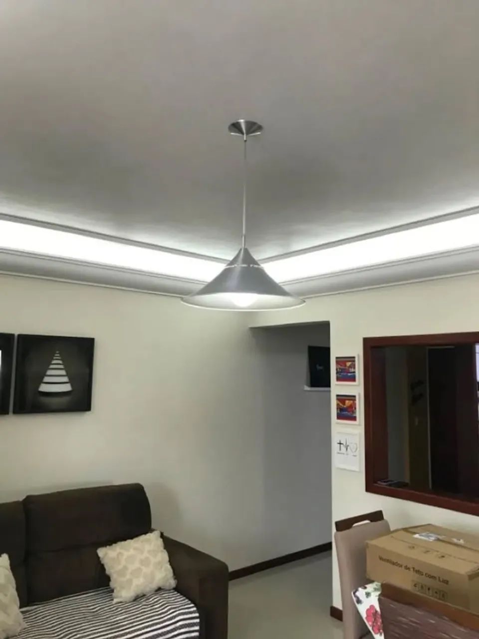 Luminária Pendente Moderna com lâmpada Led - Foto 2