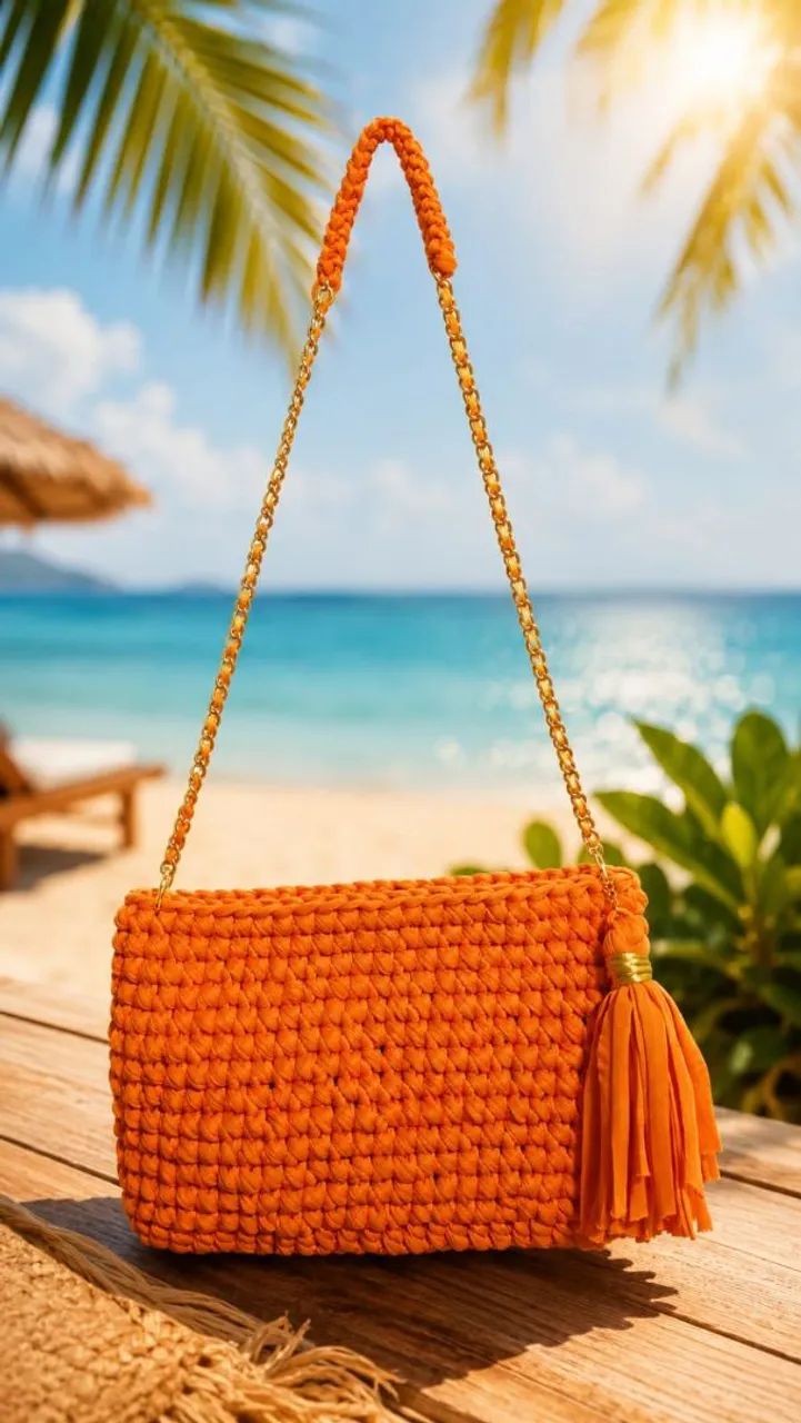 Bolsas de crochê  - Foto 5