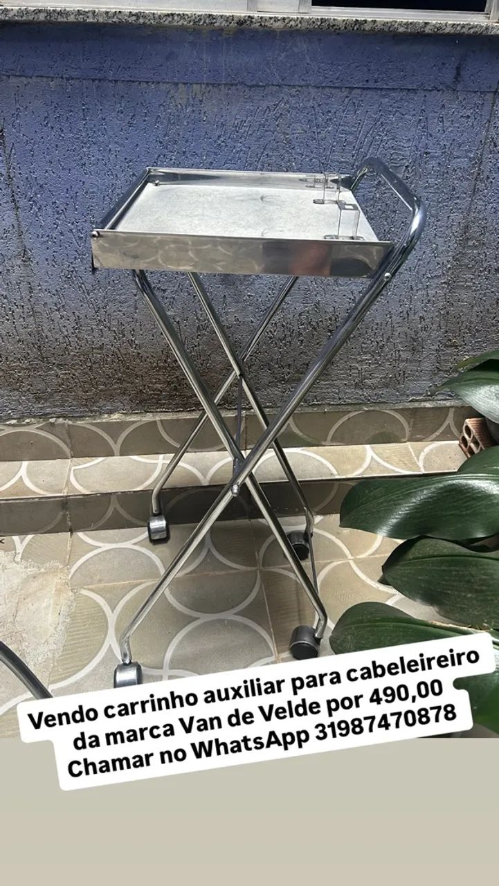 Carrinho inox van de velde - Foto 2