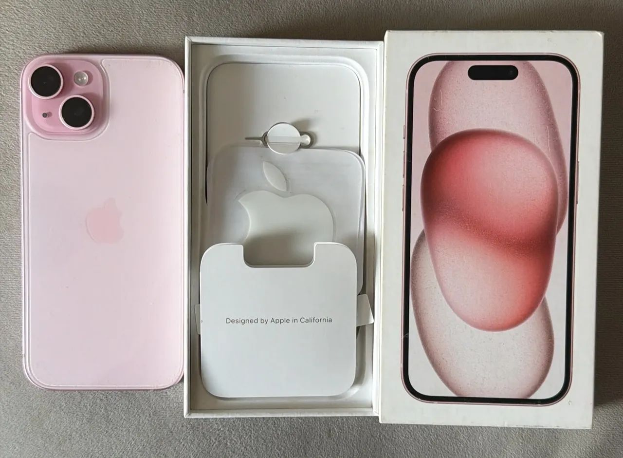 IPHONE 15 256 Rosa comigo desde zero. Sem marcas de Uso.  - Foto 3