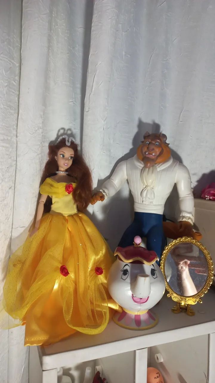 Kit bonecos bela e a fera . - Foto 2