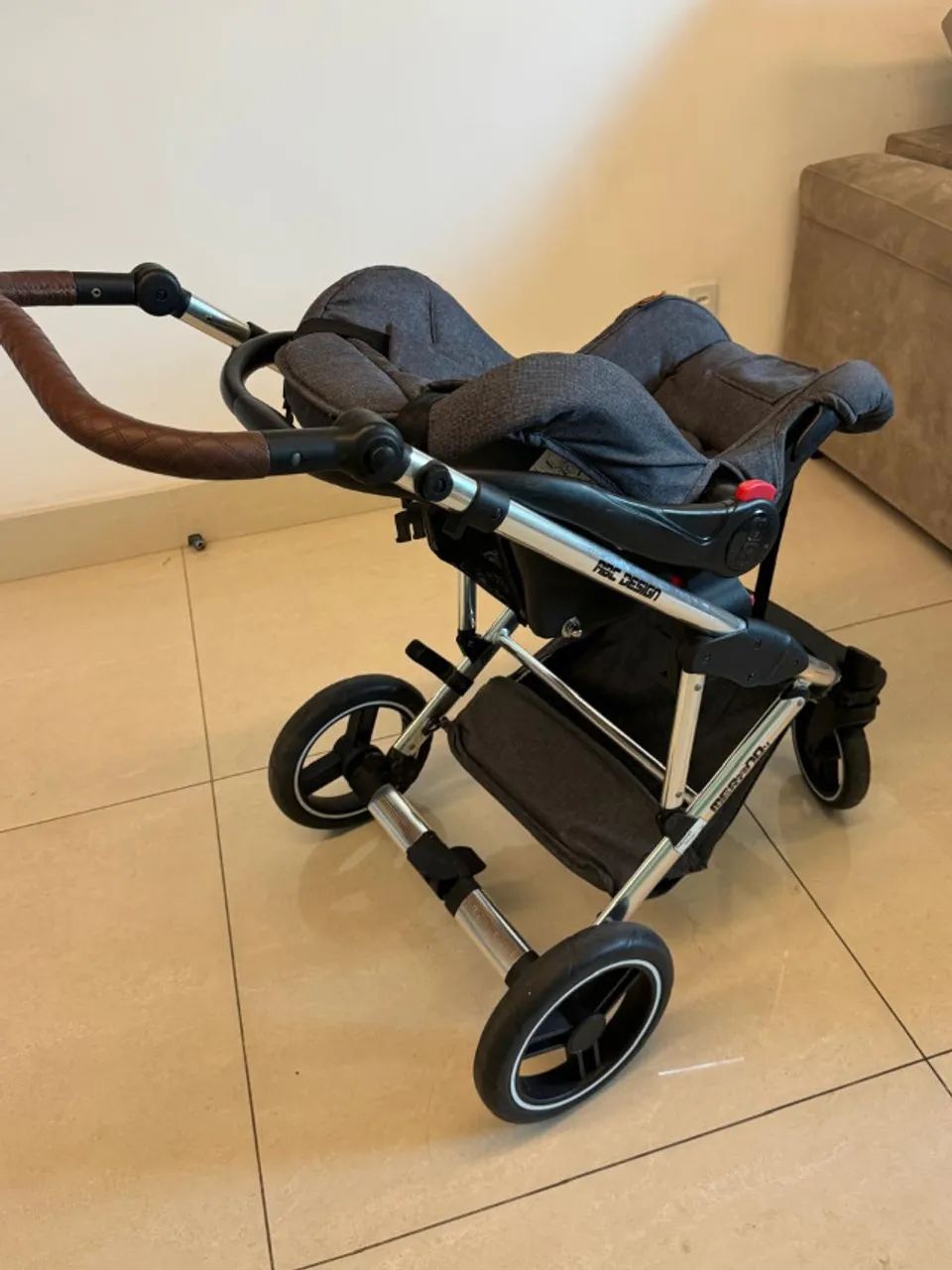 Carrinho de Bebê ABC Design Merano 4 + Bebê Conforto - Foto 4
