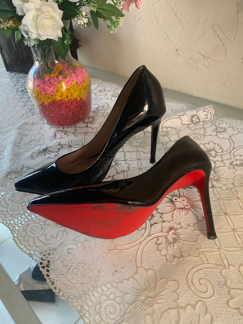 Scarpin preto 11 cm - Foto 4