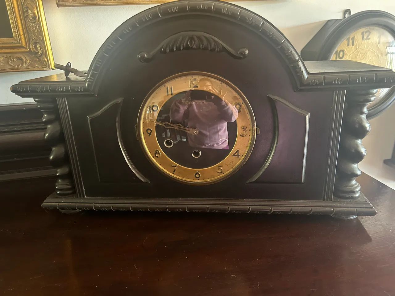 Lindo Relógio de mesa vedette carrilhão revisado funcionando perfeitamente 
