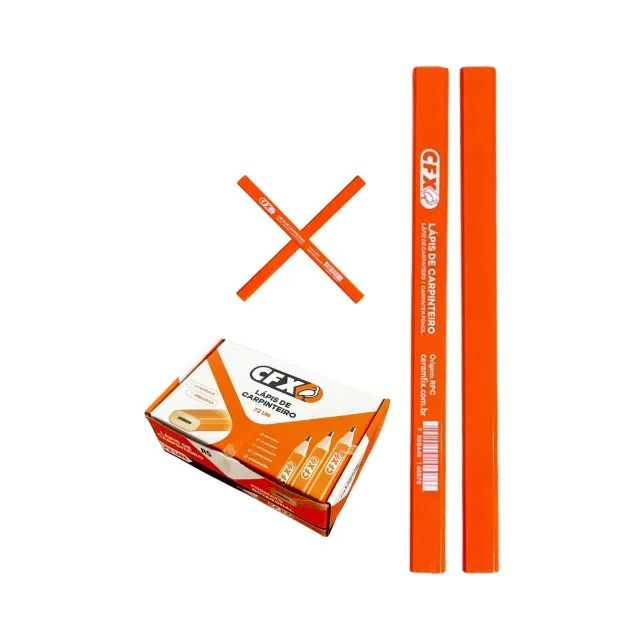 Kit 72 Lápis de Carpinteiro Profissional Ceramfix - Foto 3