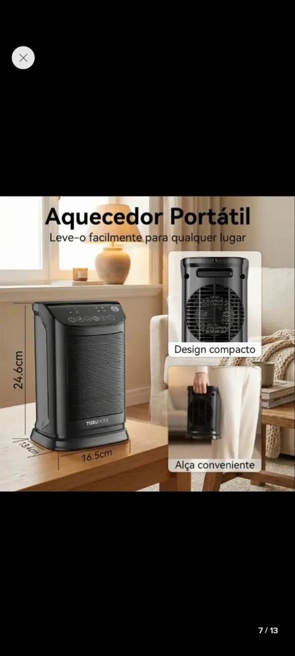 AQUECEDOR ELÉTRICO 127V - Foto 3