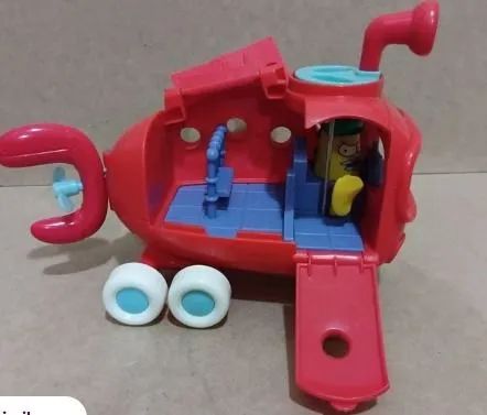 Kit casa do bob esponja + submarino imaginext - Foto 3