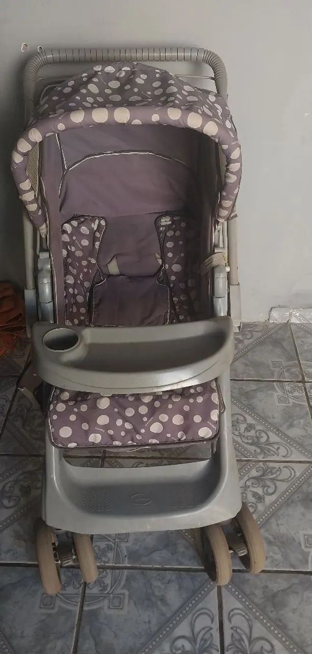 Carrinho Galzerano com capota de bolinhas - Foto 3