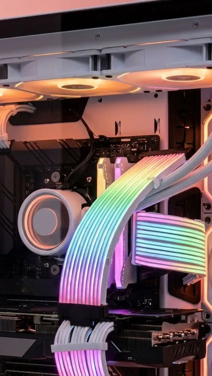 Cabo extensor de GPU argb 8pin Branco  - Foto 2