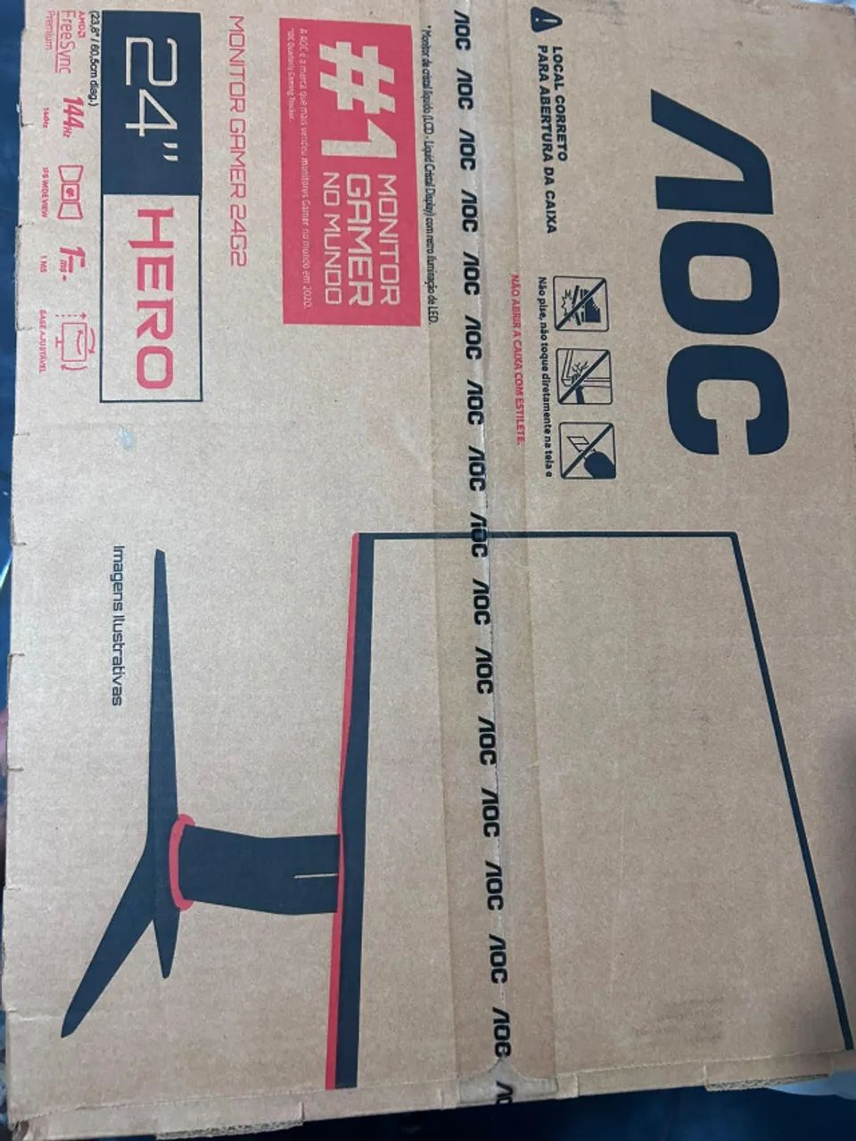 Monitor Gamer AOC 24" 144hz - Foto 2