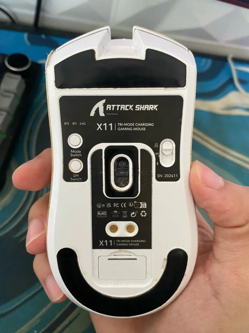Mouse gamer Attack Shark X11 - Foto 3