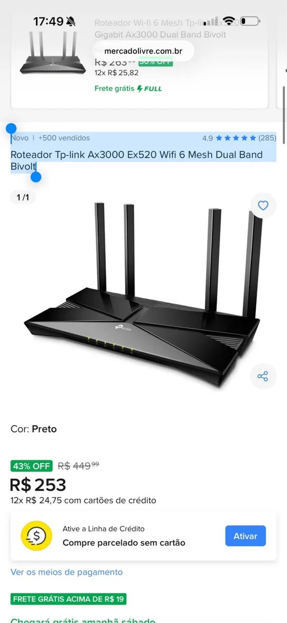 Roteador tplink 