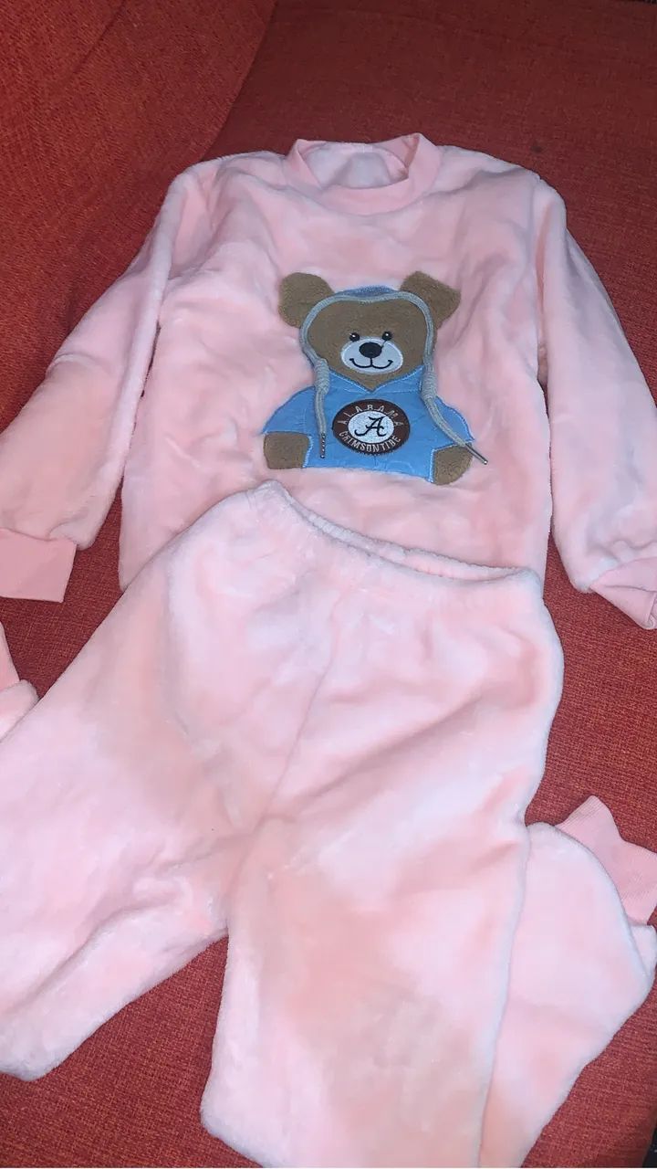 Conjunto peludo infantil 