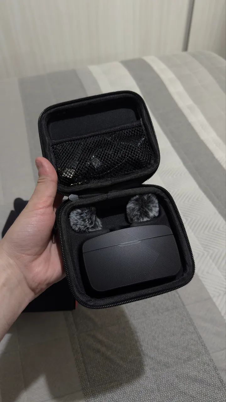 FIFINE M9 - Kit Microfone de Lapela Sem Fio Duplo para Câmera e Celular - Foto 2