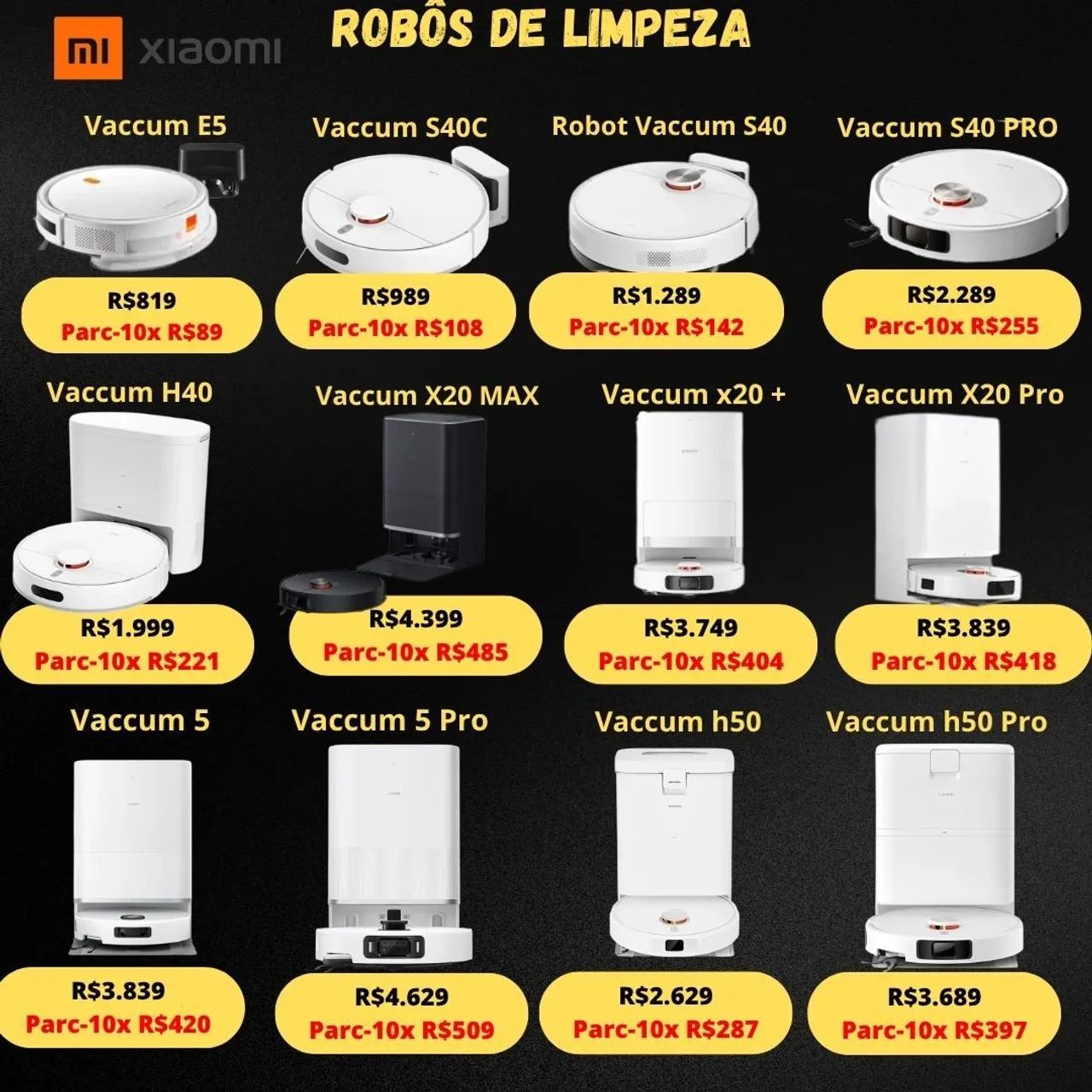 Robô de limpeza Xiaomi. Diversos modelos com super preços!  - Foto 2